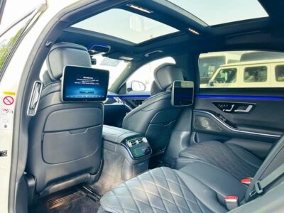 2021 Mercedes-Benz S-Class S 500 4Matic Neat & Clean Car White Black