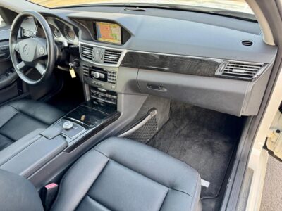 2012 Mercedes-Benz E 350 3.5 Liters V6 Engine White Black