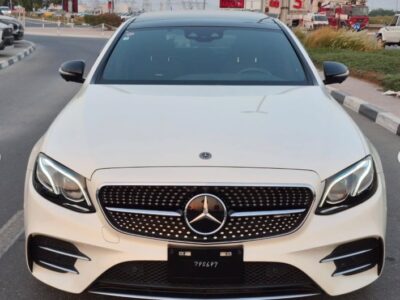2018 MERCEDES BENZ E43 AMG V6 AUCTION GRADE 4.5/B White Black