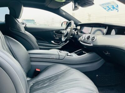 2017 MERCEDES BENZ S63 COUPE AMG 5.5L V8 biturbo Engine Black