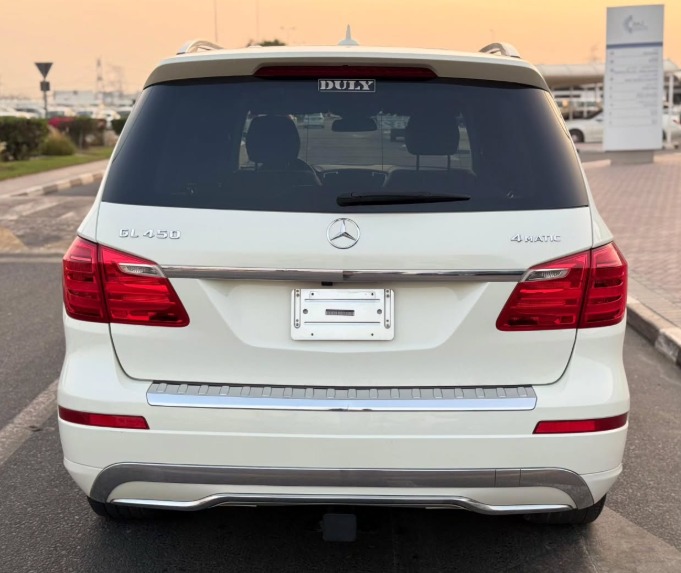 2013 MERCEDES BENZ GL450 V8 AUCTION GRADE 4/B White Black