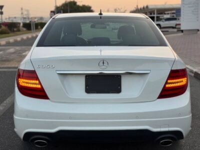 2014 MERCEDES BENZ C350 V6 Body Kit AMG AUCTION GRADE 4/B White Black