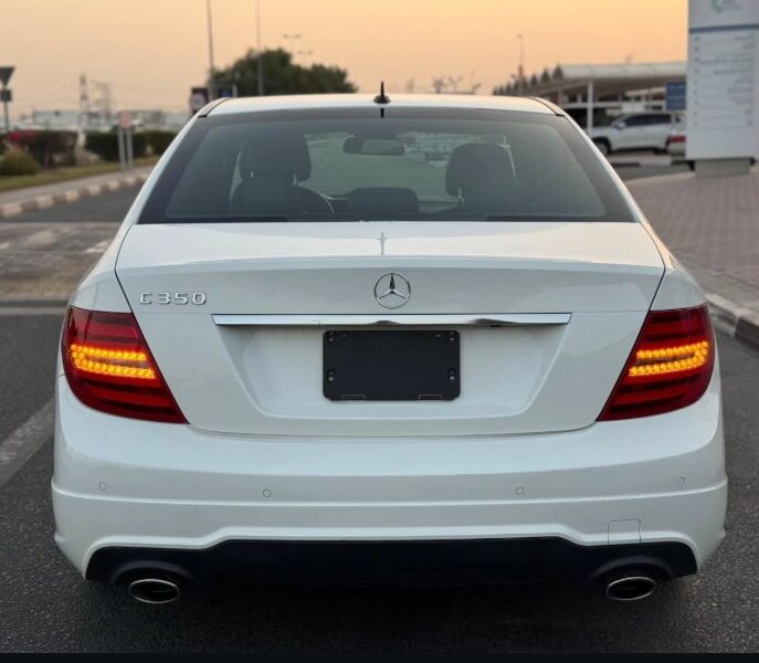 2014 MERCEDES BENZ C350 V6 Body Kit AMG AUCTION GRADE 4/B White Black