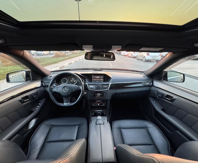 2009 MERCEDES BENZ E550 AMG BODY KIT V8 AUCTION GRADE 4/B Black