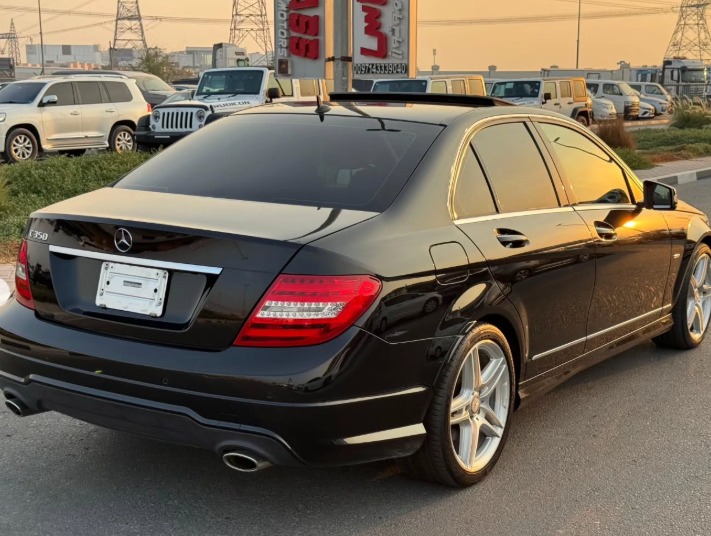2012 MERCEDES BENZ C350 V6 AUCTION GRADE 4/B Black