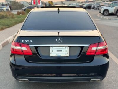 2009 MERCEDES BENZ E550 AMG BODY KIT V8 AUCTION GRADE 4/B Black