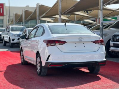 2022 Hyundai Accent 1.6L Engine GCC Specs White Beige