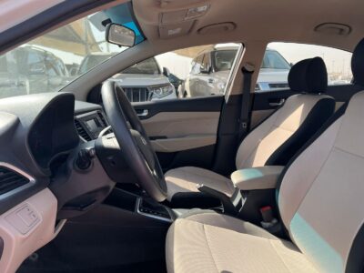 2022 Hyundai Accent 1.6L Engine GCC Specs White Beige