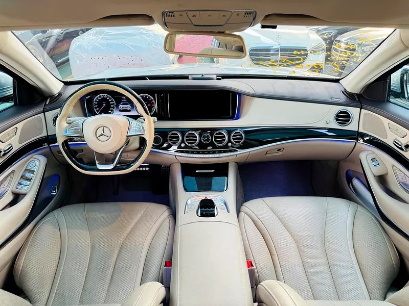 2015 Mercedes-Benz S-Class S 400 h Neat and Clean Car Silver Beige