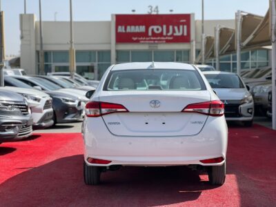 2022 Toyota Yaris1.5 L Engine GCC Specifications White Beige
