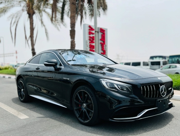 2017 MERCEDES BENZ S63 COUPE AMG 5.5L V8 biturbo Engine Black