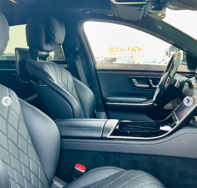 2021 MERCEDES BENZ S500 3.0L Inline-6 turbocharged Engine Black