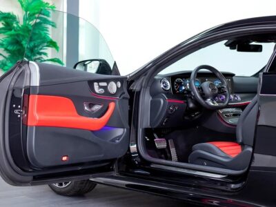 2023 Mercedes-Benz E-Class E 200 Night Package Black Red