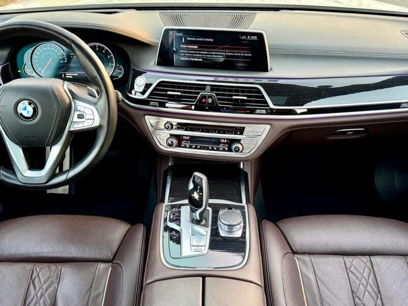 2016 BMW 7-Series 750i Clean Title Excellent Condition White Brown