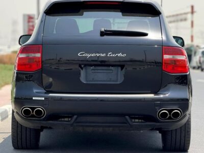 2009 Porsche Cayenne Turbo 8 Cylinder Engine Neat & Clean Car Black Brown