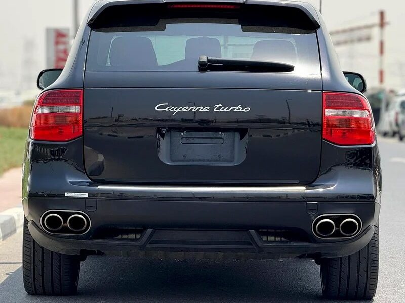 2009 Porsche Cayenne Turbo 8 Cylinder Engine Neat & Clean Car Black Brown