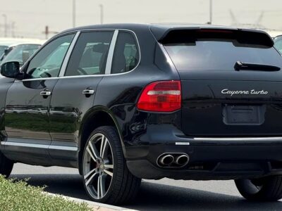 2009 Porsche Cayenne Turbo 8 Cylinder Engine Neat & Clean Car Black Brown
