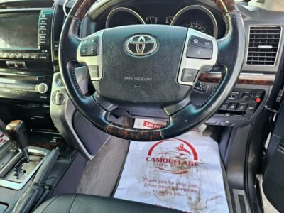 2012 Toyota Land Cruiser 5.7L 8 Cylinder Engine Grey Black
