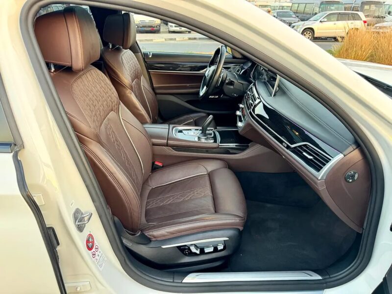 2016 BMW 7-Series 750i Clean Title Excellent Condition White Brown