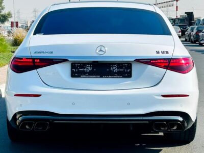 2025 Mercedes-Benz S-Class S 63 4Matic Plus E Performance White Beige