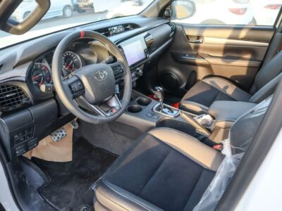 2025 Toyota Hilux GR Sport 4.0L Toyota Hilux GR GCC Specs White Black