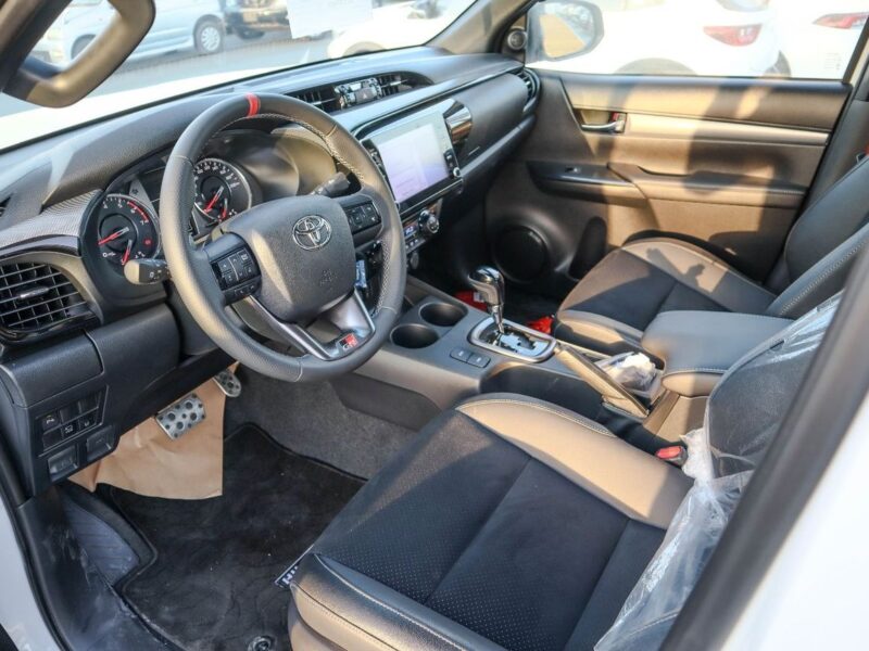 2025 Toyota Hilux GR Sport 4.0L Toyota Hilux GR GCC Specs White Black