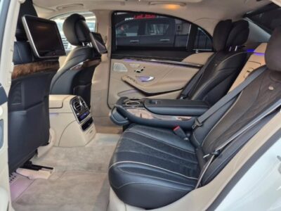 2014 MERCEDES BENZ S550 V8 White-Black AUCTION GRADE 4/B