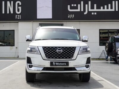 2023 Nissan Patrol Platinum SE 6 Cylinder Engine GCC Specs White Red