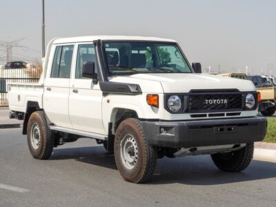 2025 Toyota Land Cruiser Pick Up White Brown Pick Up GCC Specs