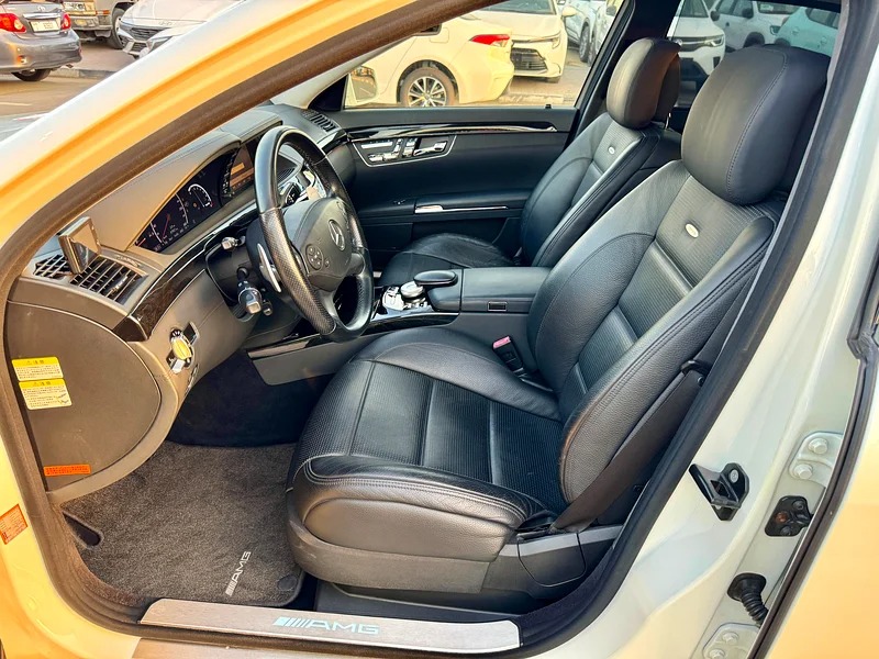 2010 Mercedes-Benz S-Class S 63 AMG White Black in Perfect Condition