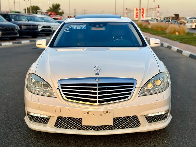 2010 Mercedes-Benz S-Class S 63 AMG White Black in Perfect Condition