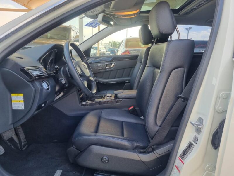 2012 Mercedes-Benz E 300 3.5-liter V6 Engine White Black