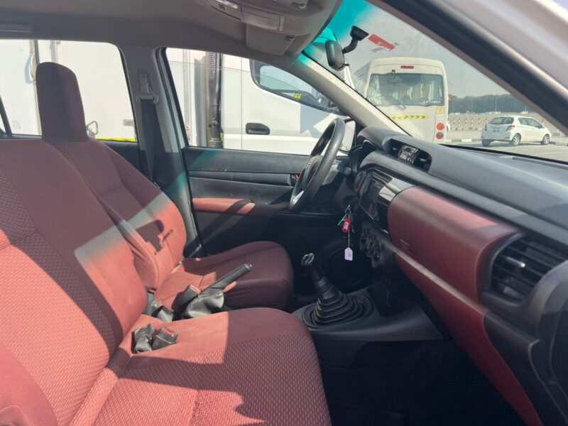2021 Toyota Hilux 4X2 Manual GCC Specifications White Red