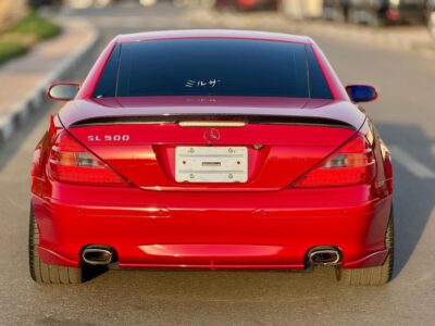 2004 Mercedes-Benz SL 350 3.7 liters V6 Engine Red Beige