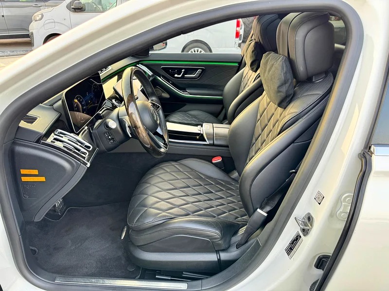 2022 Mercedes-Benz S-Class S 500l AUCTION GRADE 4.5/B White Black