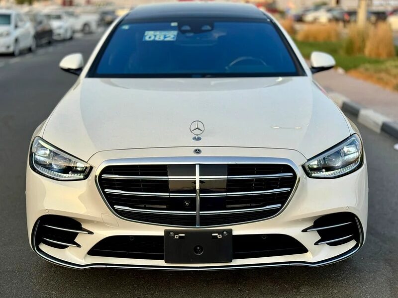 2022 Mercedes-Benz S-Class S 500l AUCTION GRADE 4.5/B White Black