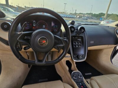 McLaren 570 GT Model 2017 Powerful V8 Twin-Turbo Engine Red Beige