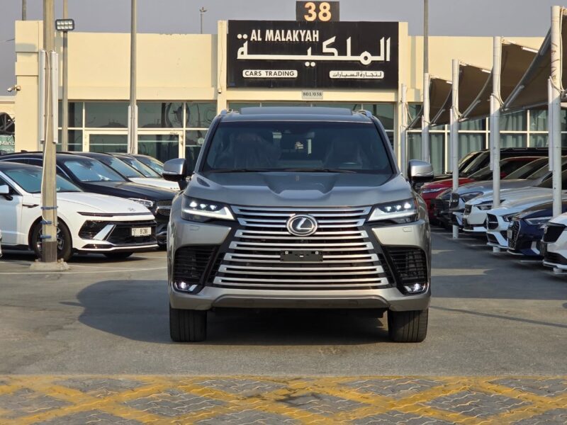 Lexus LX 600 2023 3.4L Twin-Turbo V6 Full Option Grade 1 Silver Black