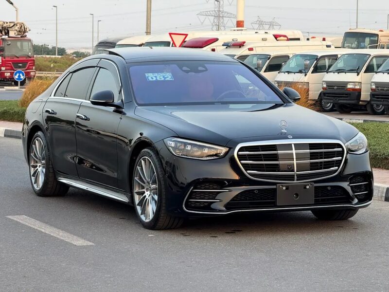 2021 Mercedes-Benz S-Class S 500l Full Option 4.5 Auction Grade Black Orange