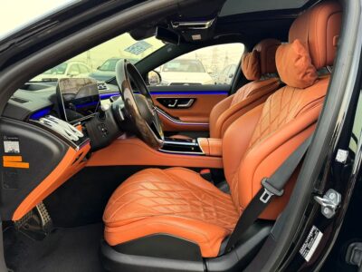 2021 Mercedes-Benz S-Class S 500l Full Option 4.5 Auction Grade Black Orange
