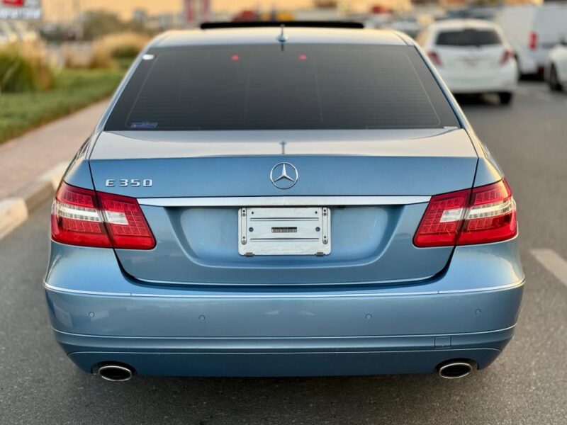 2010 Mercedes-Benz E 350 3.5-liter V6 Engine Blue Black