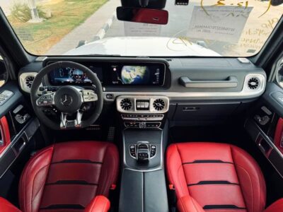 2023 Mercedes-Benz G-Class G 63 AMG 8 Cylinder Neat & Clean Car White Red