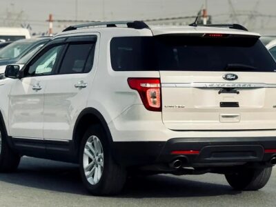 2015 Ford Explorer EcoBoost 4 Cylinder Engine Neat & Clean Car White Black