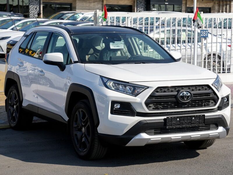 2025 Toyota RAV4 4 Cylinder Engine SUV GCC Specs White Grey