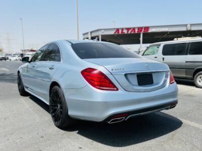 2015 MERCEDES BENZ S 400 h 3.5L V6 Hybrid Full Option Silver Black