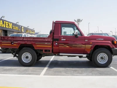 2025 Toyota Land Cruiser Pick Up LX 4.0 litre V6 Engine Burgundy Beige