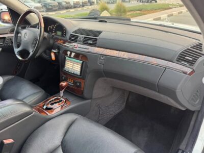 2003 MERCEDES BENZ S 600 L V12 AUCTION GRADE 4/B Black White
