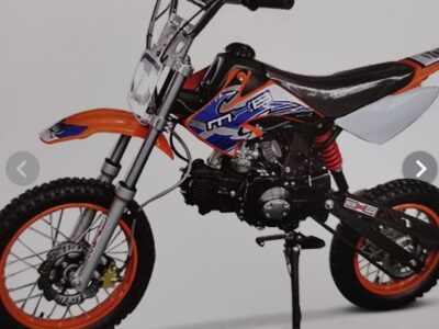 Dirt bike 125CC Electric start Automatic 4 stroke engine single cylinder Orange