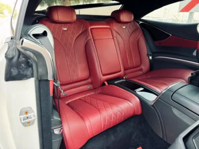 2015 Mercedes-Benz S-Class S 550 4Matic Coupe DEIGNO EDITION 1 White Red