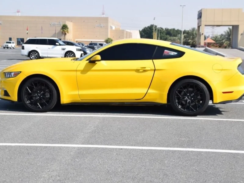 2015 Ford Mustang Premium Ford 3.7 litre 6 Cylinder Engine Yellow Black